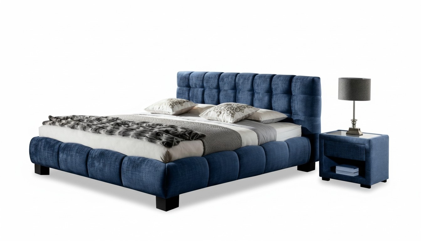 2x bedside table bed textile 3 piece bedroom set furniture modern luxury beds new