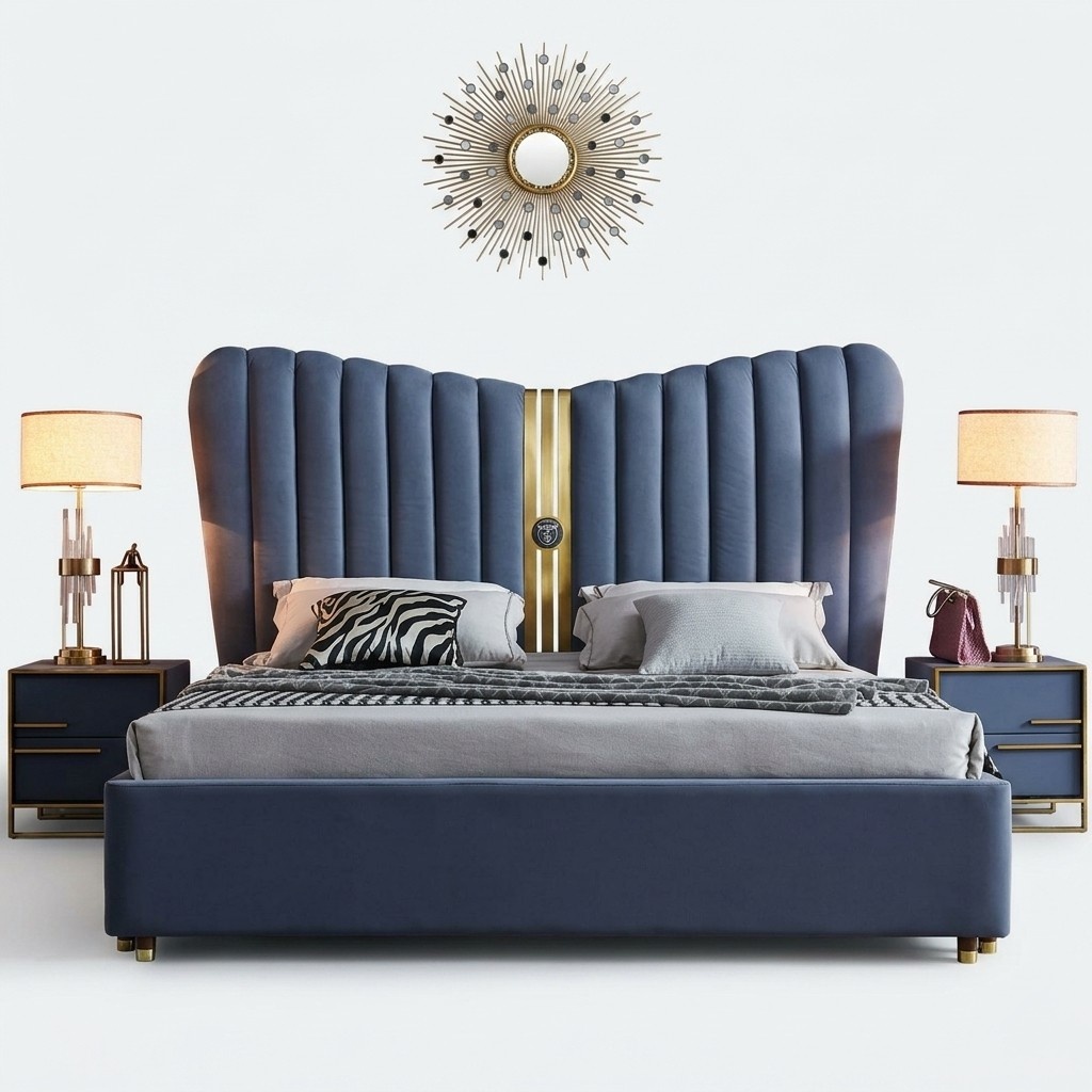 Bed Cushion Design Luxury Hotel Beds 150/180cm Sleeping Room Double