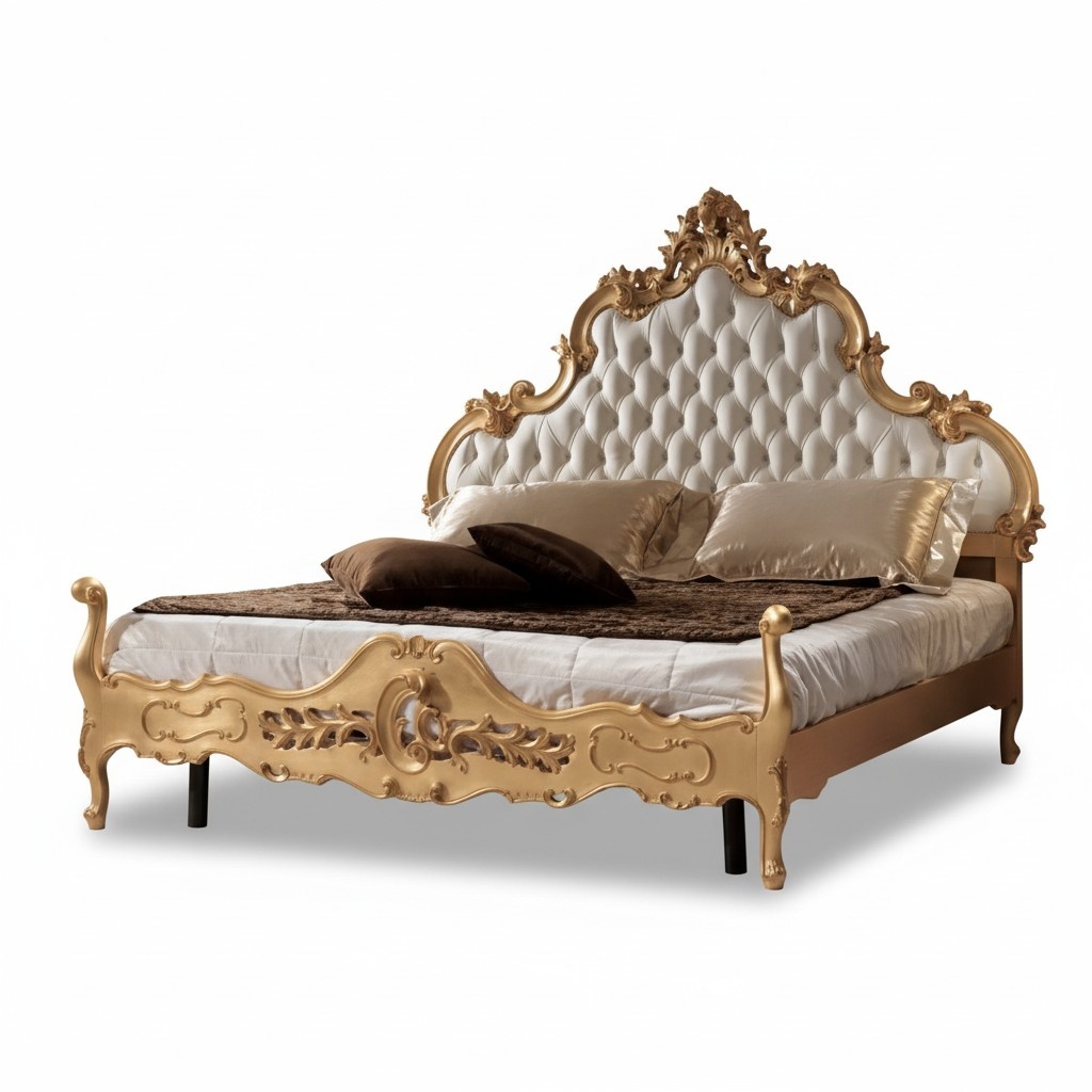 Bett Polsterung Design Luxus Doppel Chesterfield 180x200 Hotelbetten