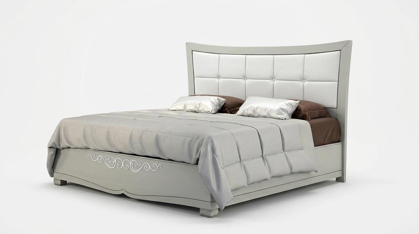 Bed Upholstery Design Luxury Double Beds Bedroom Wood Modern Bed Frame New