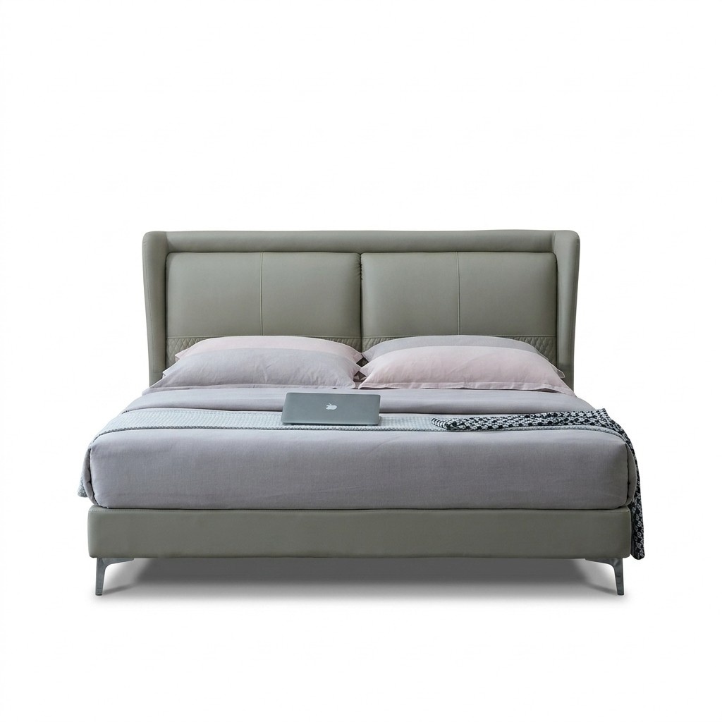 Bed cushion design luxury double hotel beds marriage sleep room textile 180x200cm