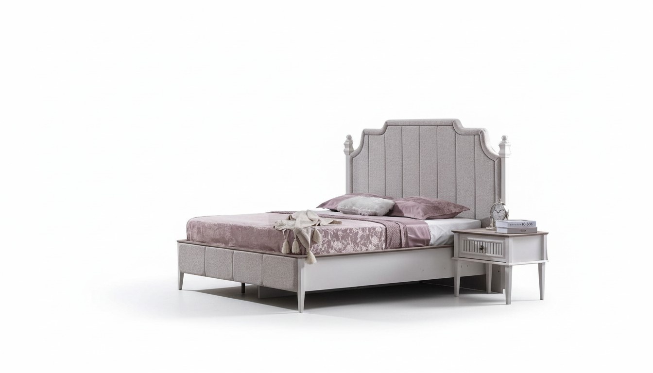 Bed Makeup Table Bedroom Furniture Set Mirror Furniture Nightstands