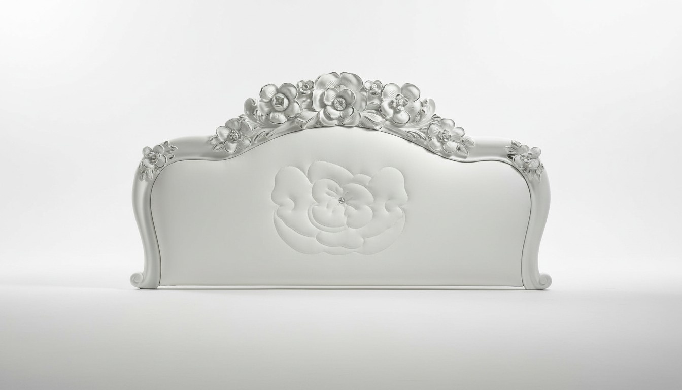 Bed White Bedroom Beds Wood Luxury Furniture Design Classic Hotel Double