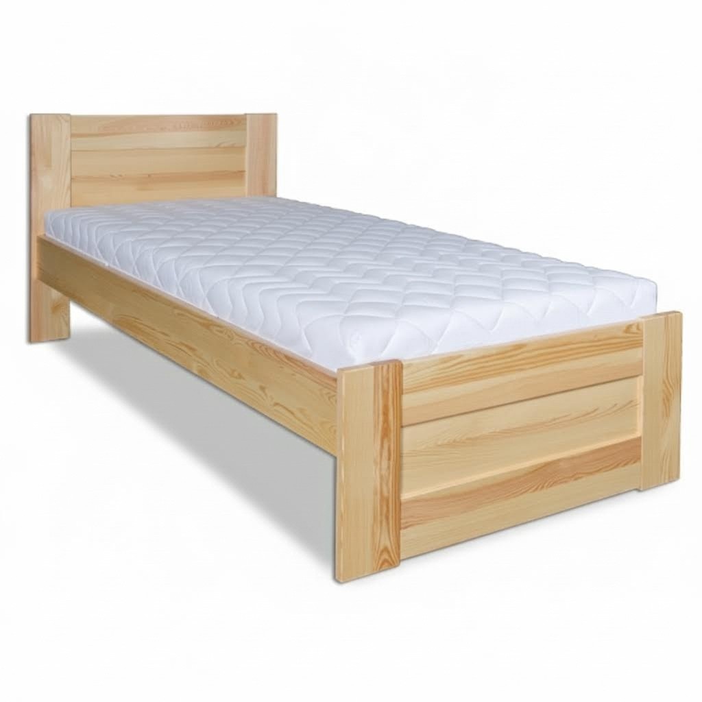 Bed Wood Solid Bedroom Beds 100x200cm Single Bed Solid Furniture