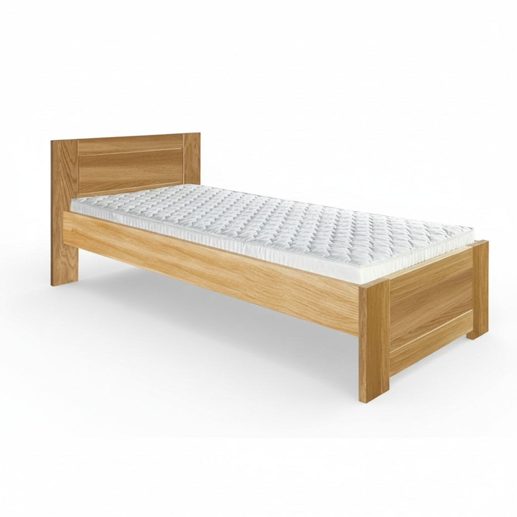 Bed solid wood bedroom beds 100x200cm single bed solid furniture furniture