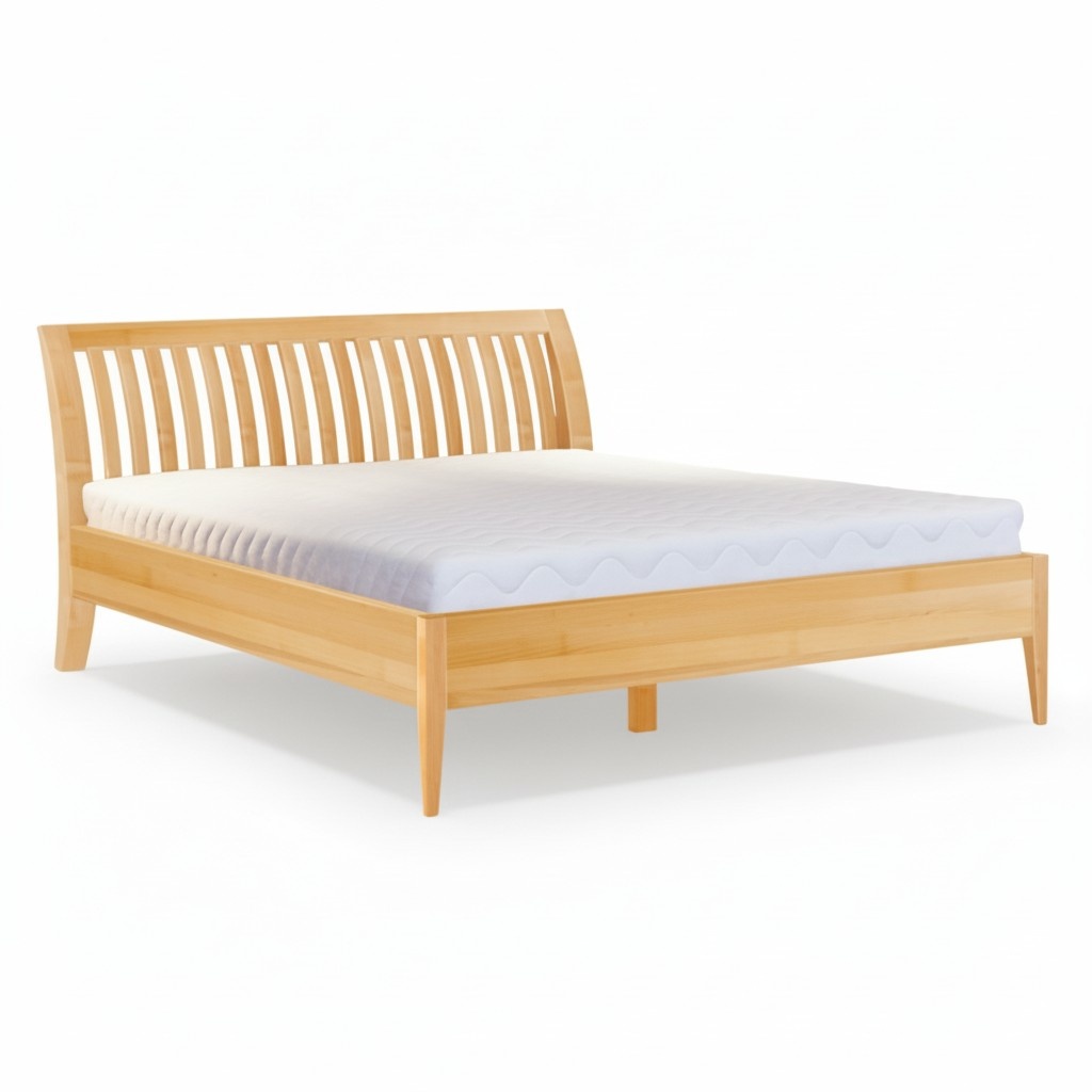 Bed solid wood bedroom beds 100x200cm single bed solid furniture furniture