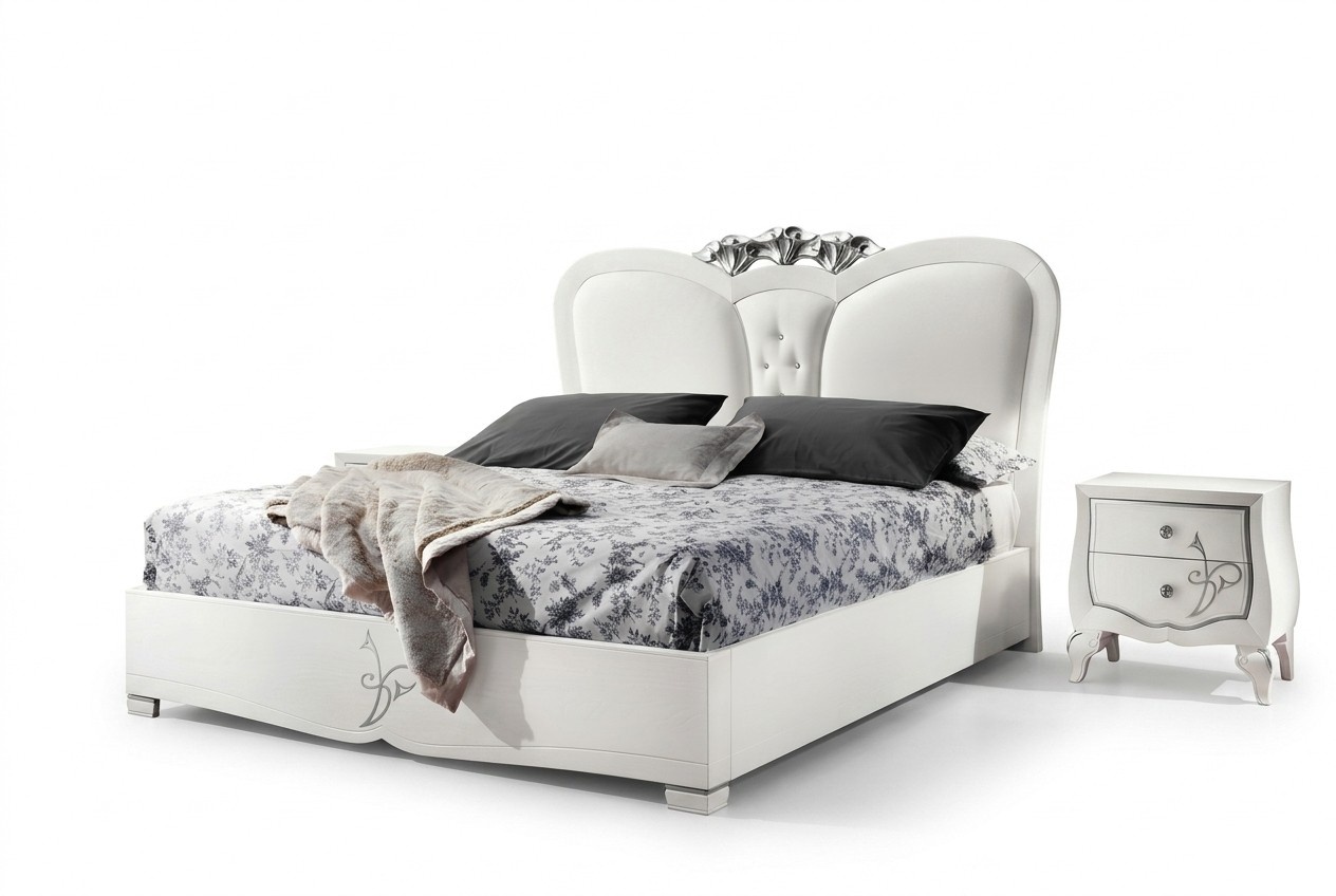 Bedroom Bedside Table Beds Luxury Bed Frame Double Bedside Tables Set of 3 pieces