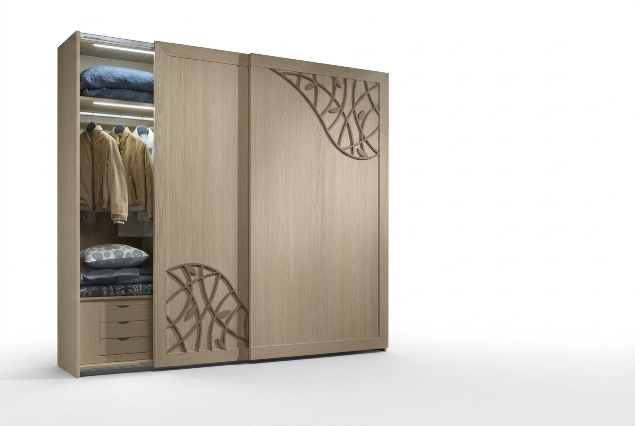 Bedroom Wardrobe Wood Luxury Modern Design