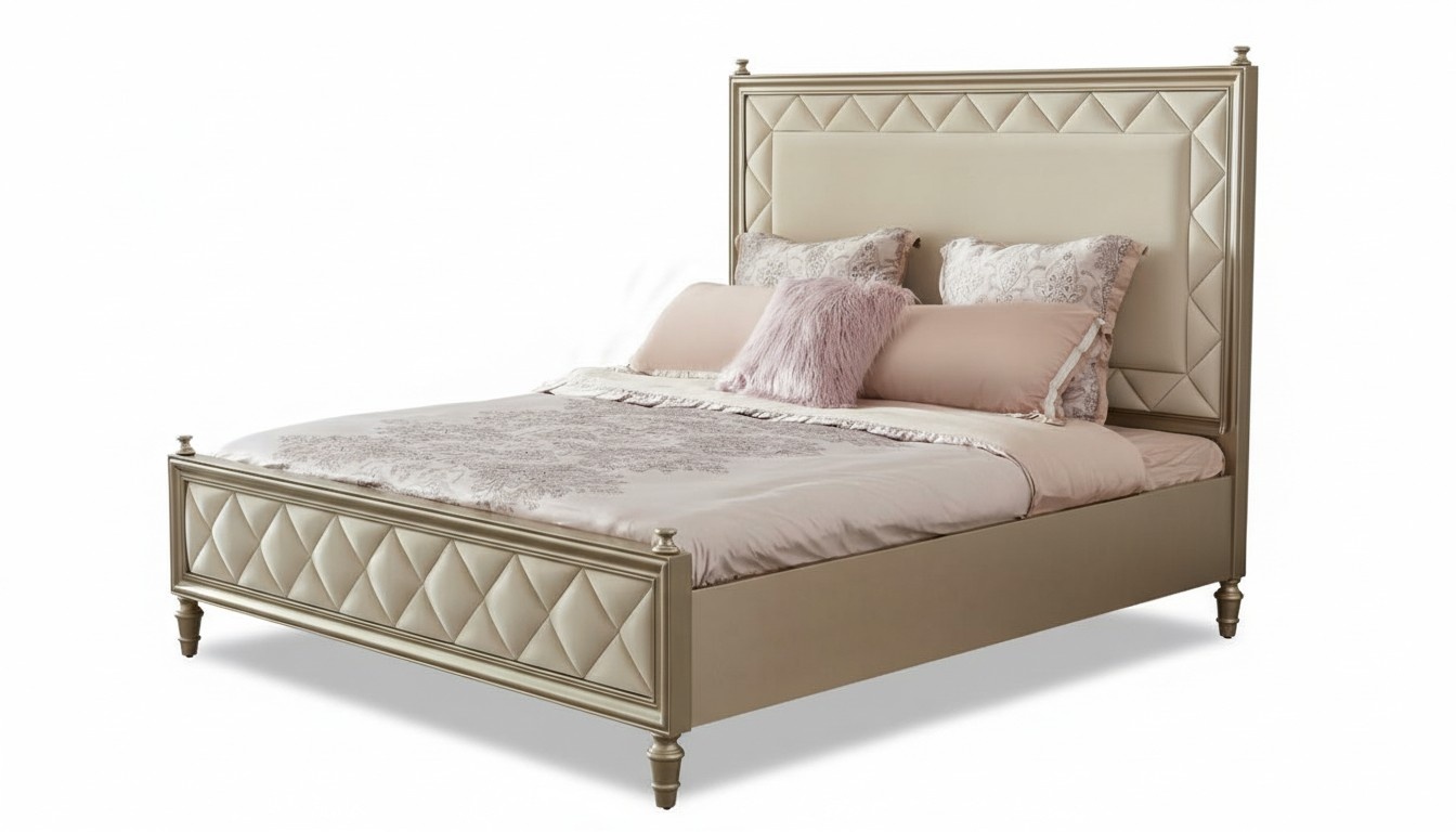 Bedroom Classic Bed Hotel Beds Double Bed Design Wood Luxury Furniture