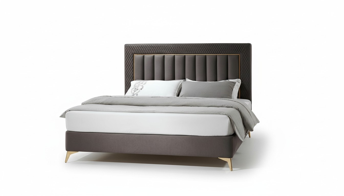 Bedroom Complete Bed 2x Nightstand 3pcs Set Design Luxury Complete Sets