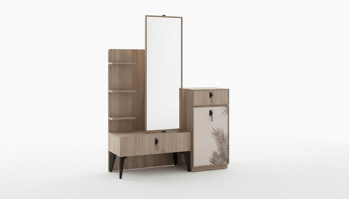 Bedroom Luxury Modern Dresser with Mirror Modern Furniture Wood New