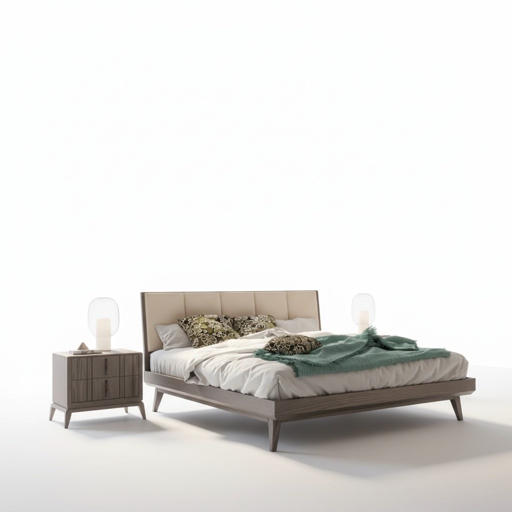Bedroom Set Bed 2x Nightstands Design Luxury 3pcs Modern Beds