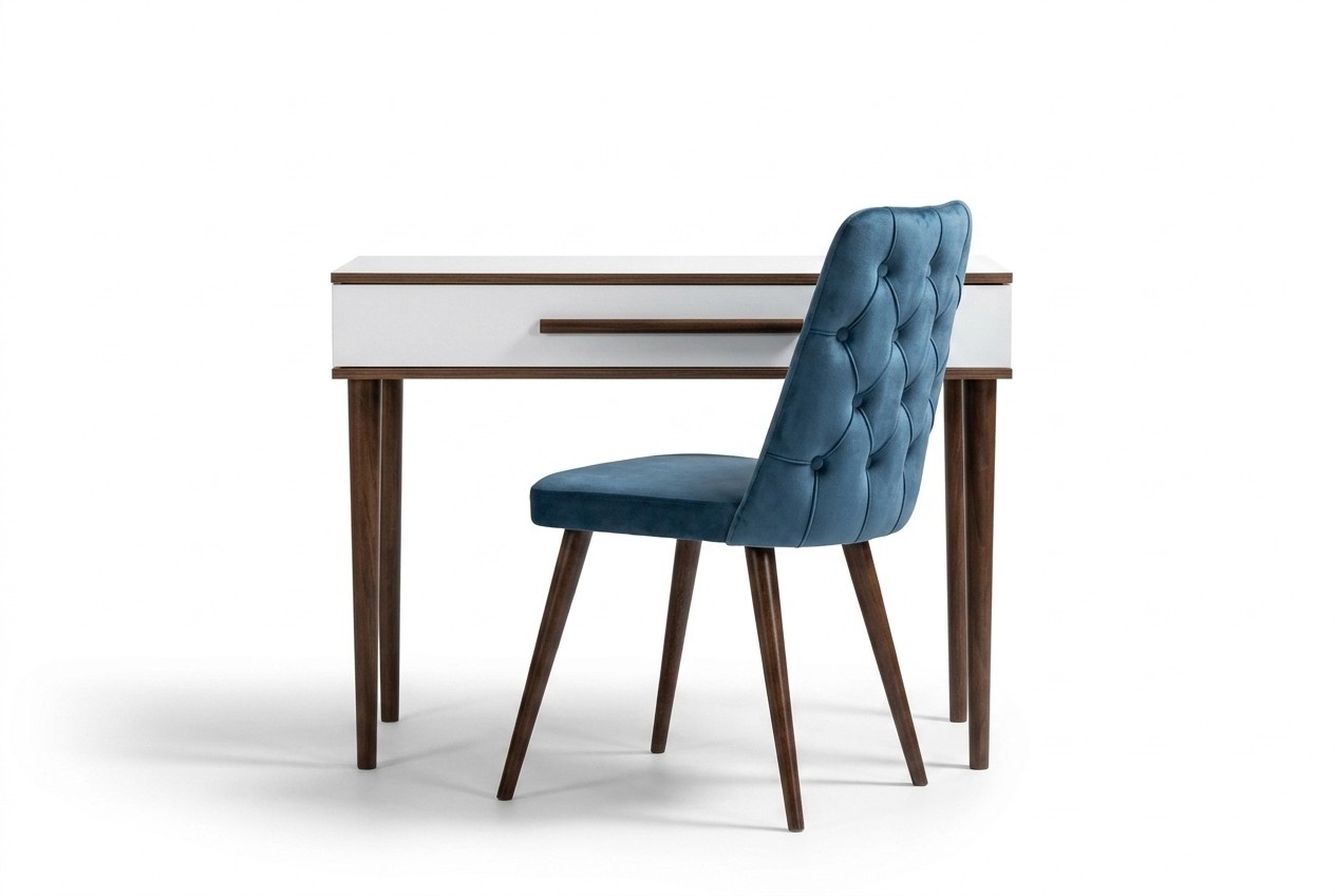 Bedroom set desk with chair modern design wooden furniture