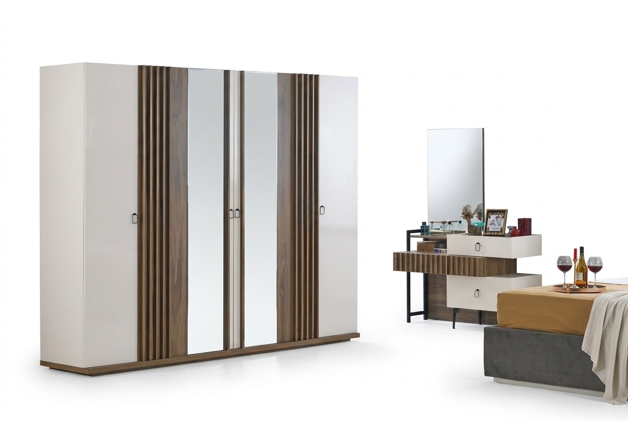 Bedroom wardrobe + chest of drawers set sideboard chests 2-piece