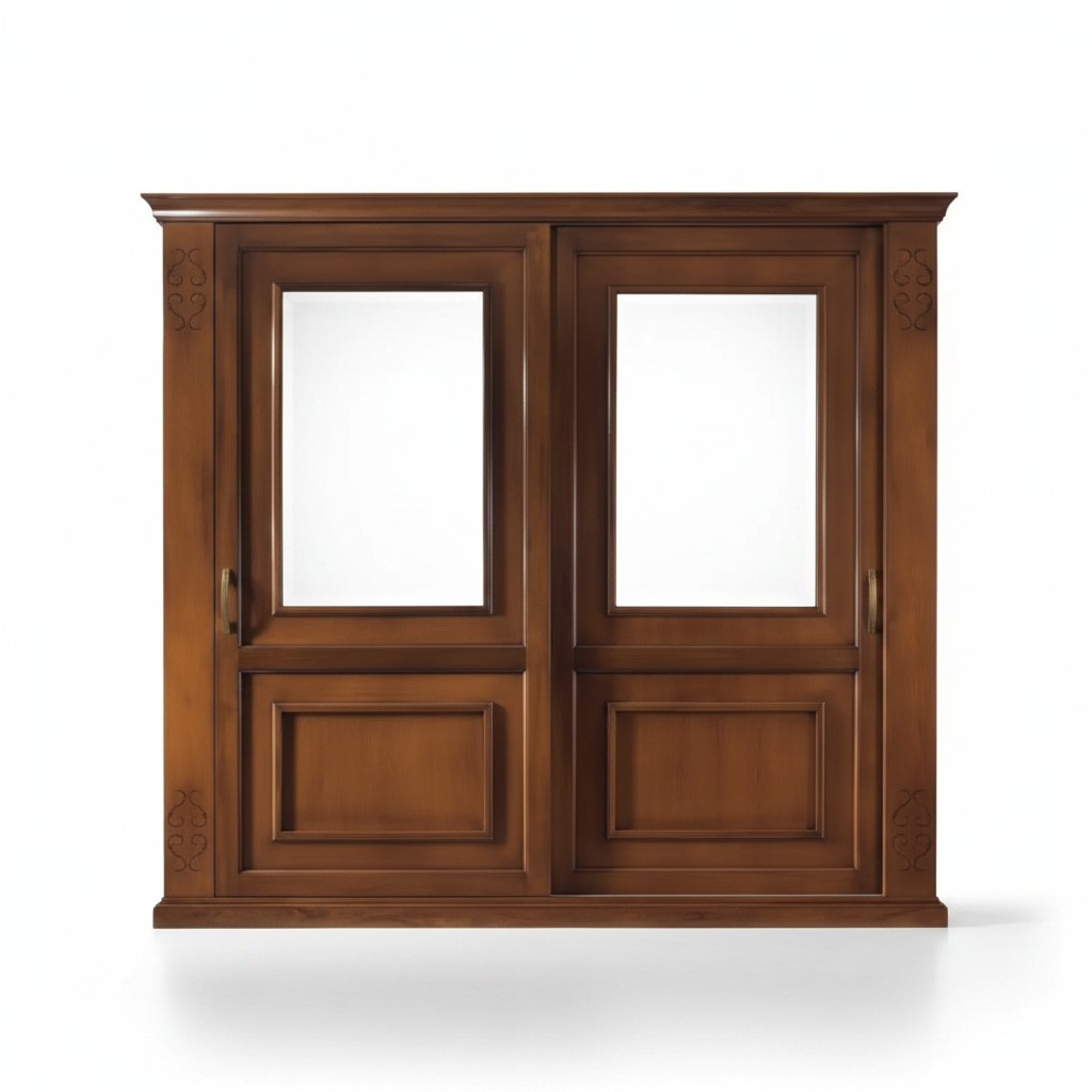 Bedroom Wardrobe Wood Luxury Classic Design Closet