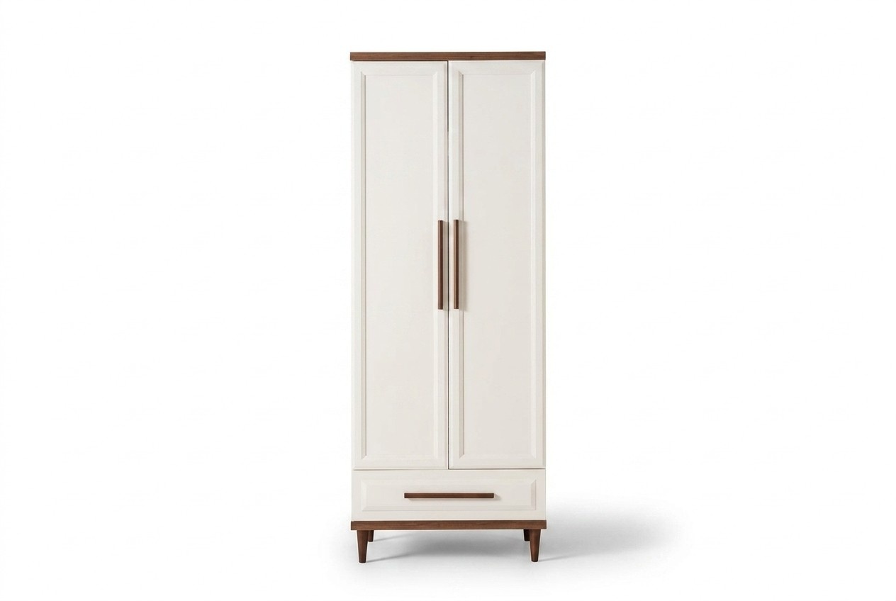 Bedroom closet wooden furniture decor white wardrobe cabinets