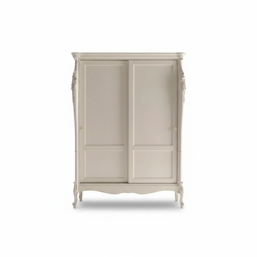 Bedroom Wooden Wardrobe Luxury Design Cabinets Modern Beige New