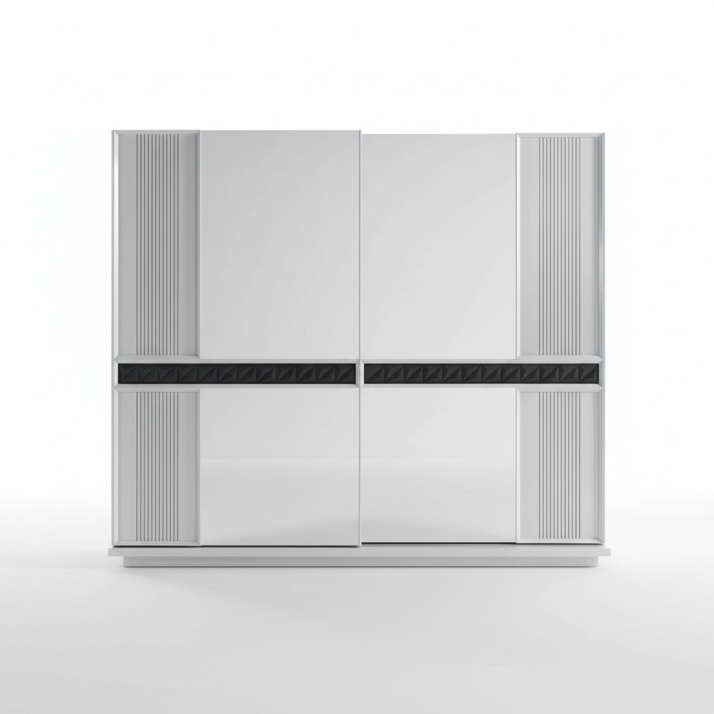 Bedroom Wooden Wardrobe Luxury Design Wardrobes Modern Gray