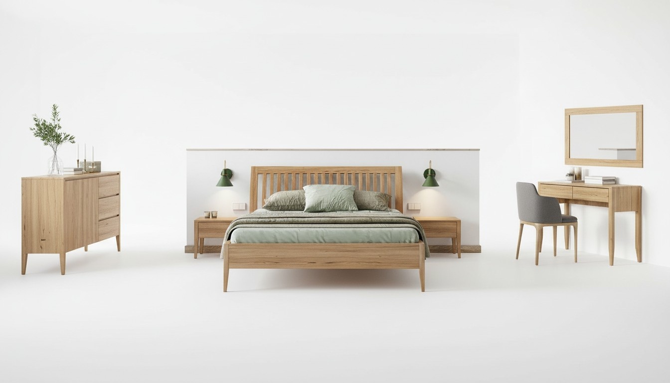 Bedroom Wooden Bed Real Wood Bed Beds Hotel 180x200 Style Solid Furniture