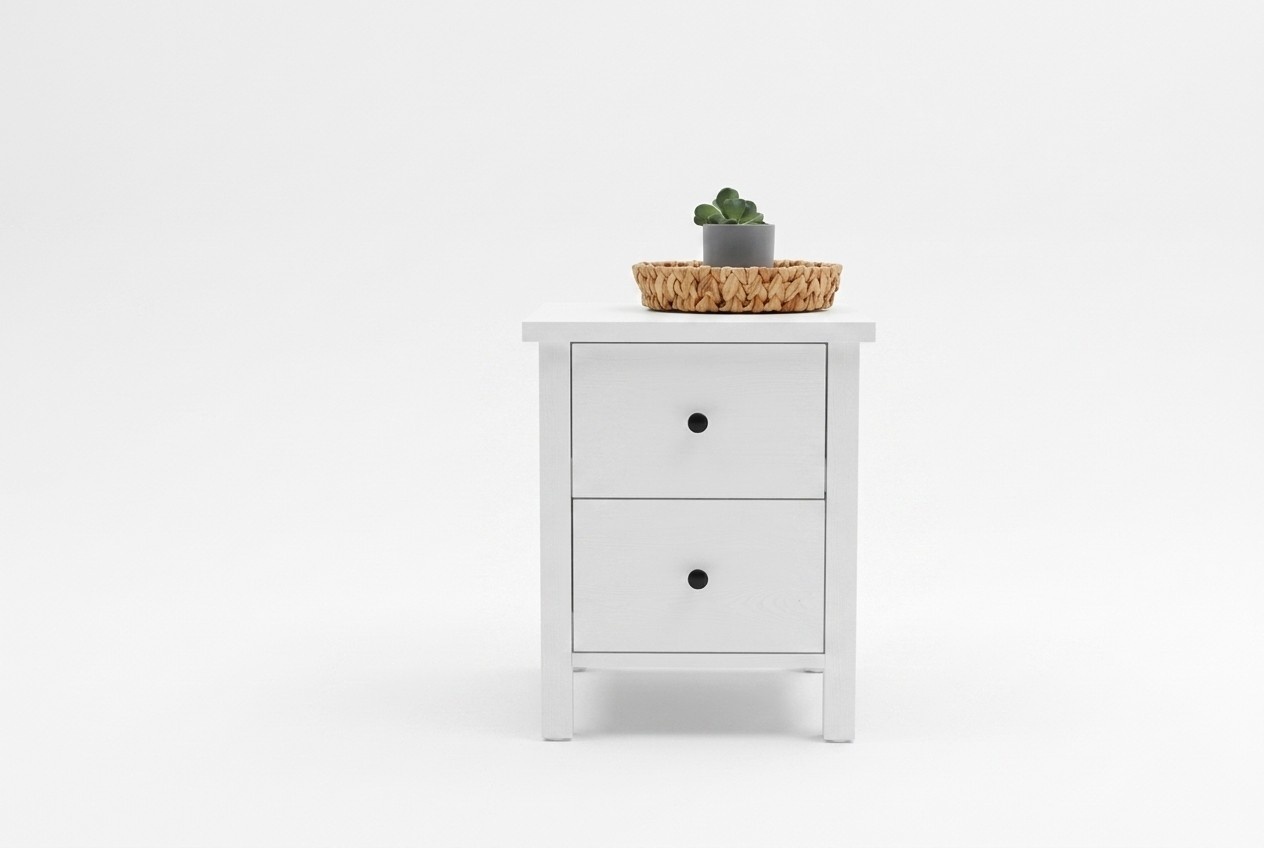 Bedroom wooden furniture bedside table design modern style