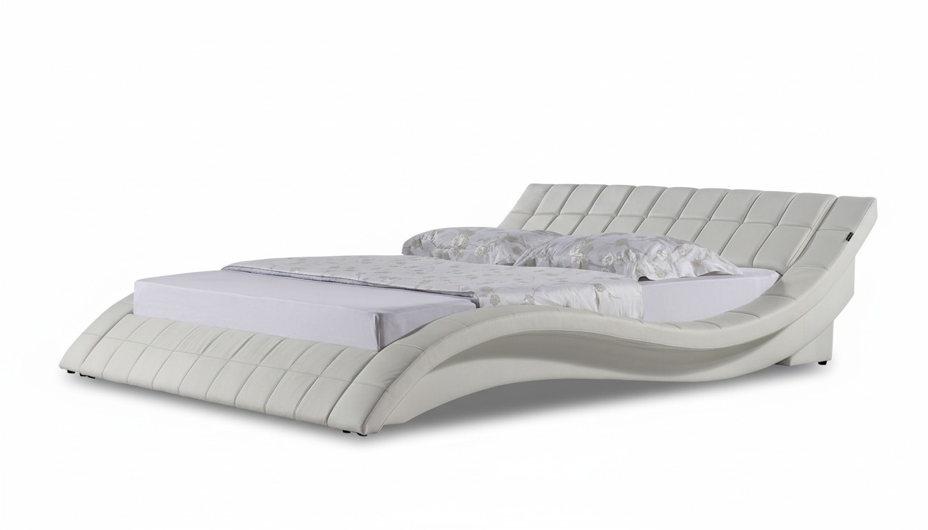 Beds Marriage 180x200cm Sleeping Room Leather Double Bed Cushion Design Luxury Hotel