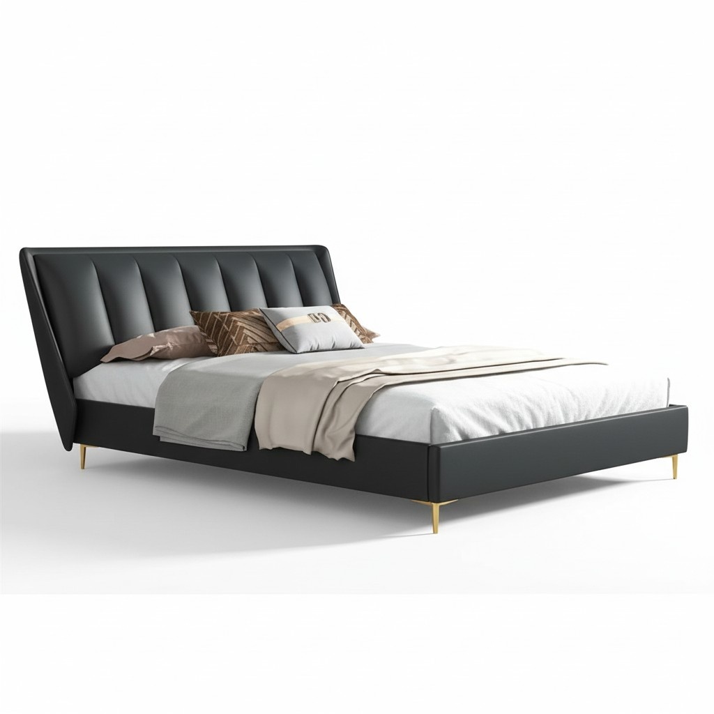 Beds Textile Hotel Luxury Upholstery Seat Fabric Italy Designer Bed Bedroom