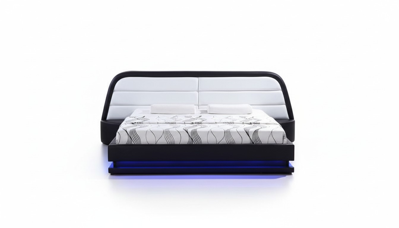 Beds Textile Leather Hotel Luxury Upholstery Design Wood Designer Bed Bedroom