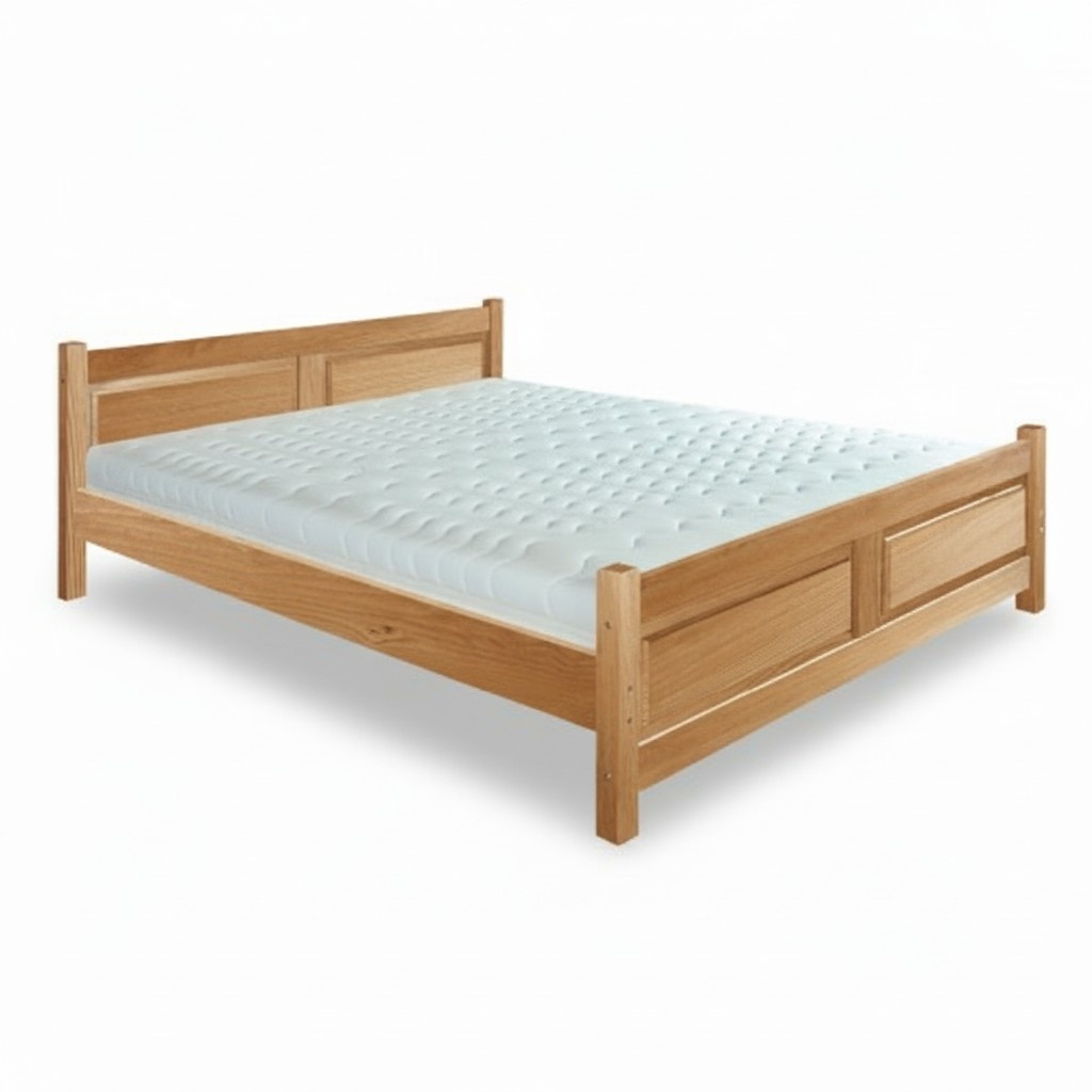 Beds Wooden Bed Real Wood Bed Bedroom Hotel Style Solid Furniture