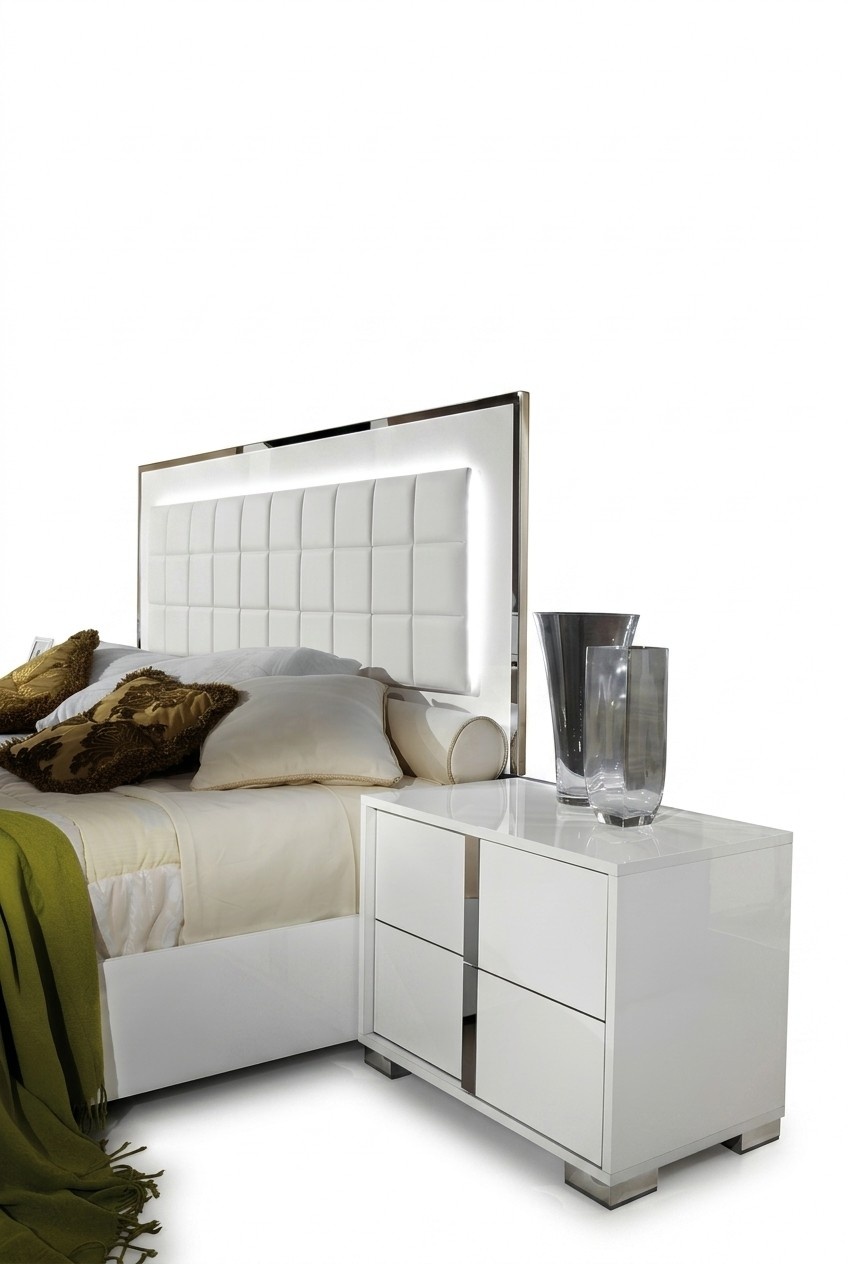 Bedside Table Bedroom Bedside Tables Design Tables Wood Modern White Table New