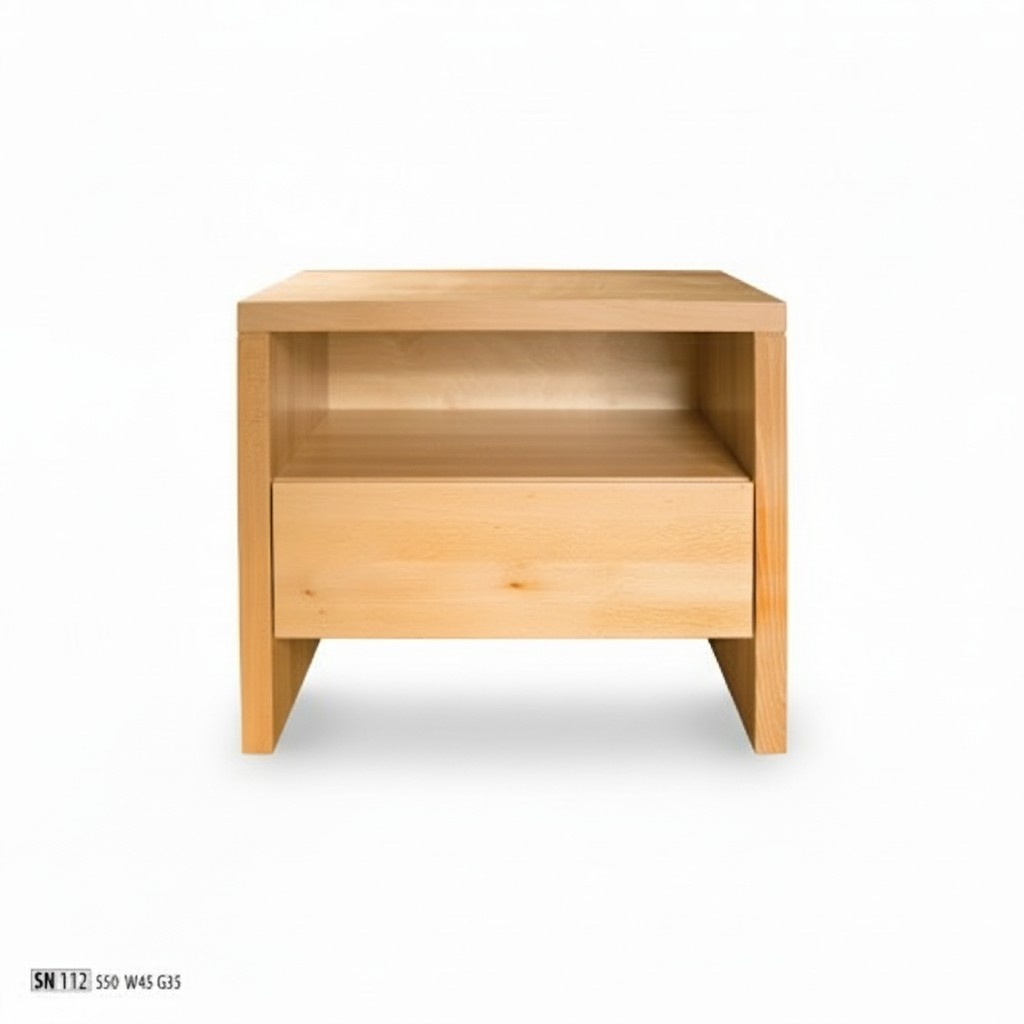 Bedside table bedside table bedside table chest of drawers 1 drawer real handcrafted wood