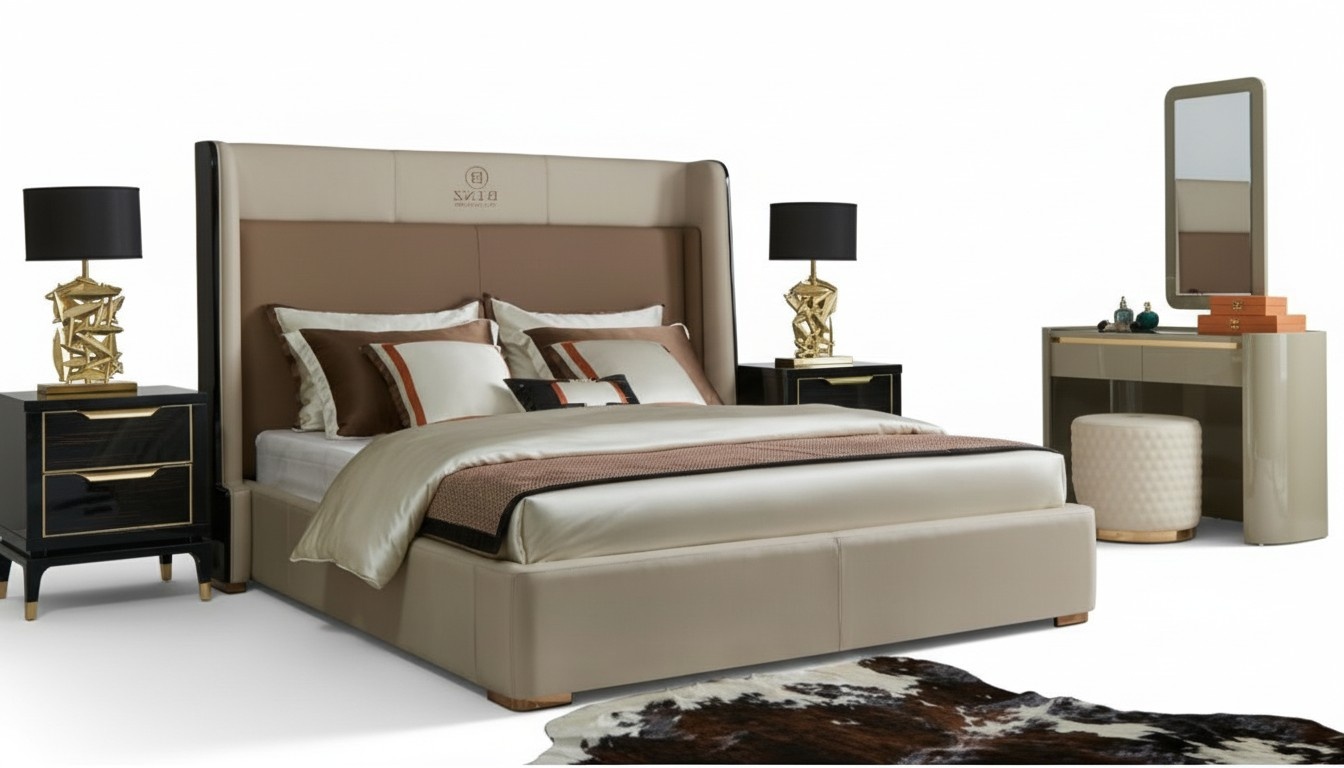 Bedside Consoles Side Tables Table Luxury Hotel Bedroom Furniture Wood New