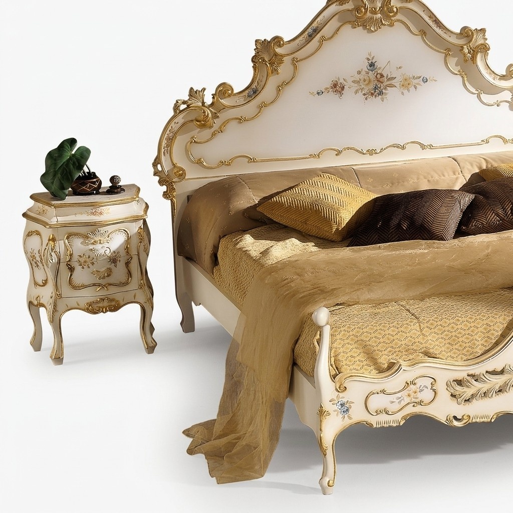 Bedside table, side table, tables, furniture, solid, new Italian console design