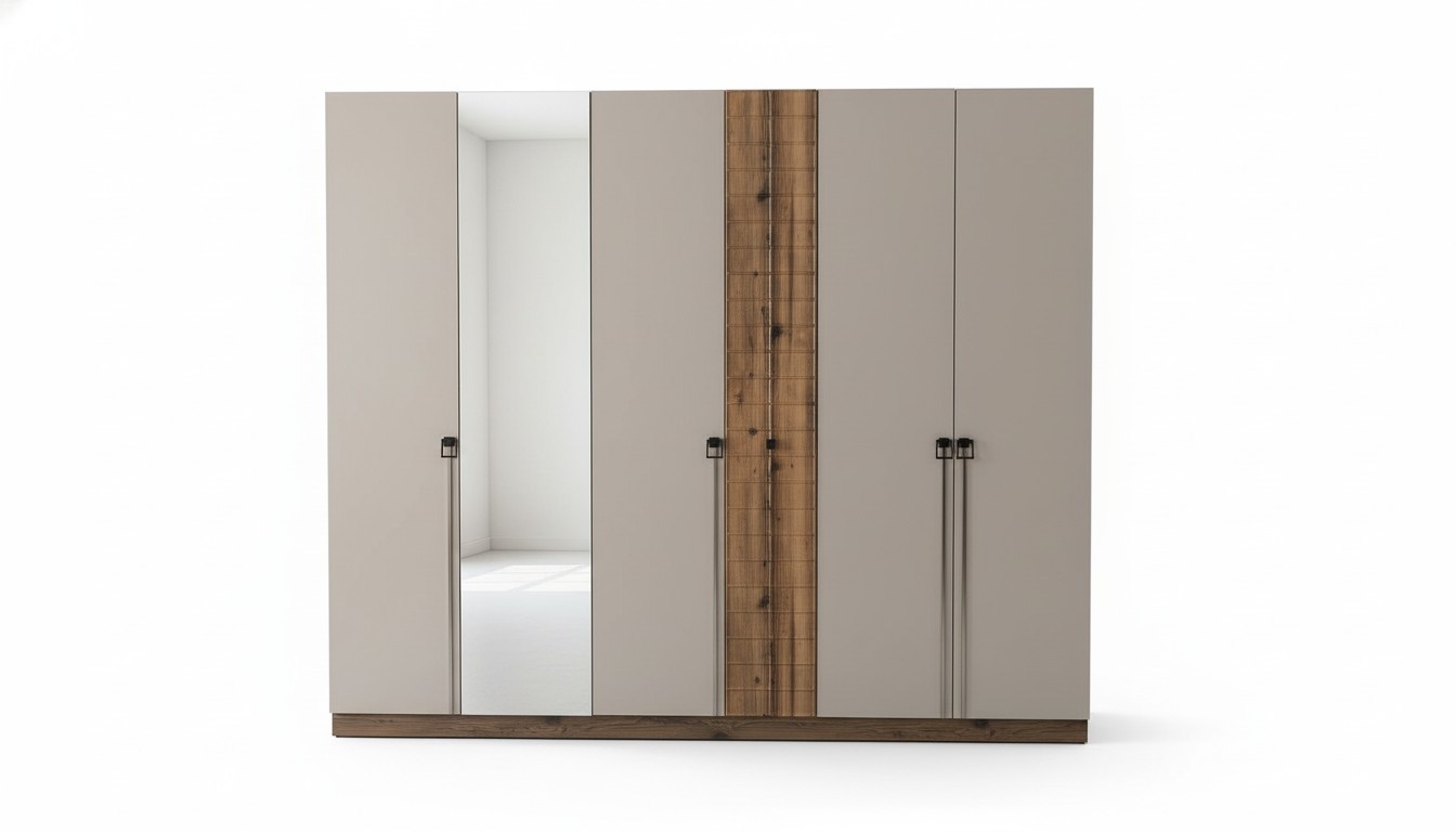 Beige bedroom wardrobe Designer wardrobes Luxury wooden wardrobes