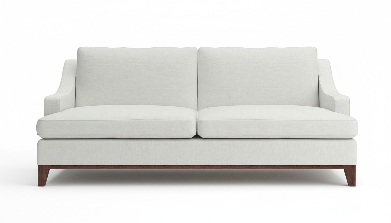 Beige Couch with Buttons American Style Sofa Upholstery Seat Couches Sofas Luxury New