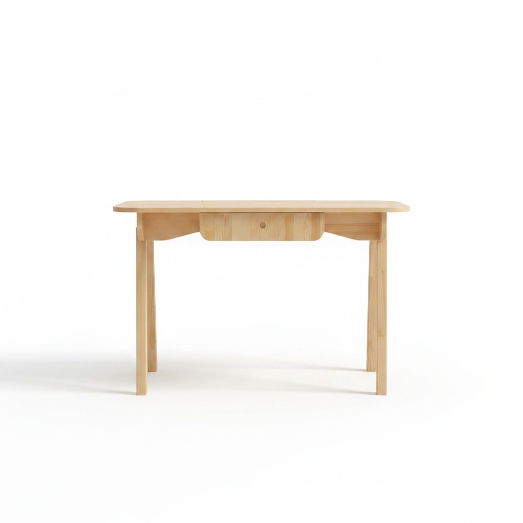 Beige Desk Designer Computer Table Luxurious Robust Office Furniture