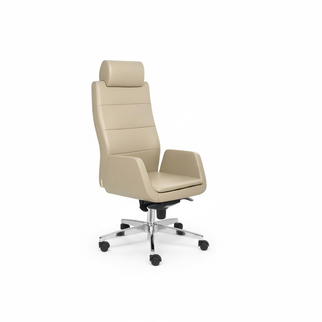 Beige office chair luxury swivel chair executive chair office furniture furniture armchair