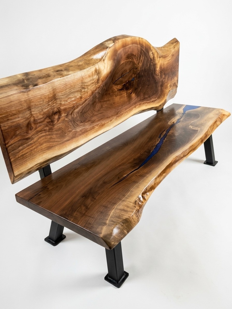 Bench 140*70 Designer Solid Handmade Garden Bench Solid Wood Bench Garden Benches