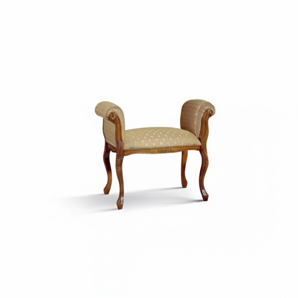 Bench Furniture Beige Bench Designer Seating Furniture Upholstered Bench Benches