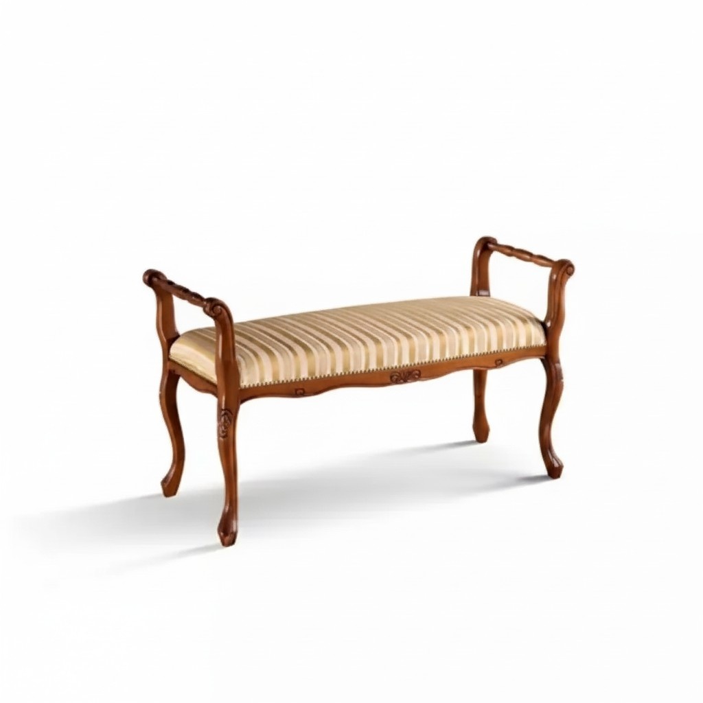 Bench Living Room Classic Bench Upholstered Bench Furniture Textile 101x40x57
