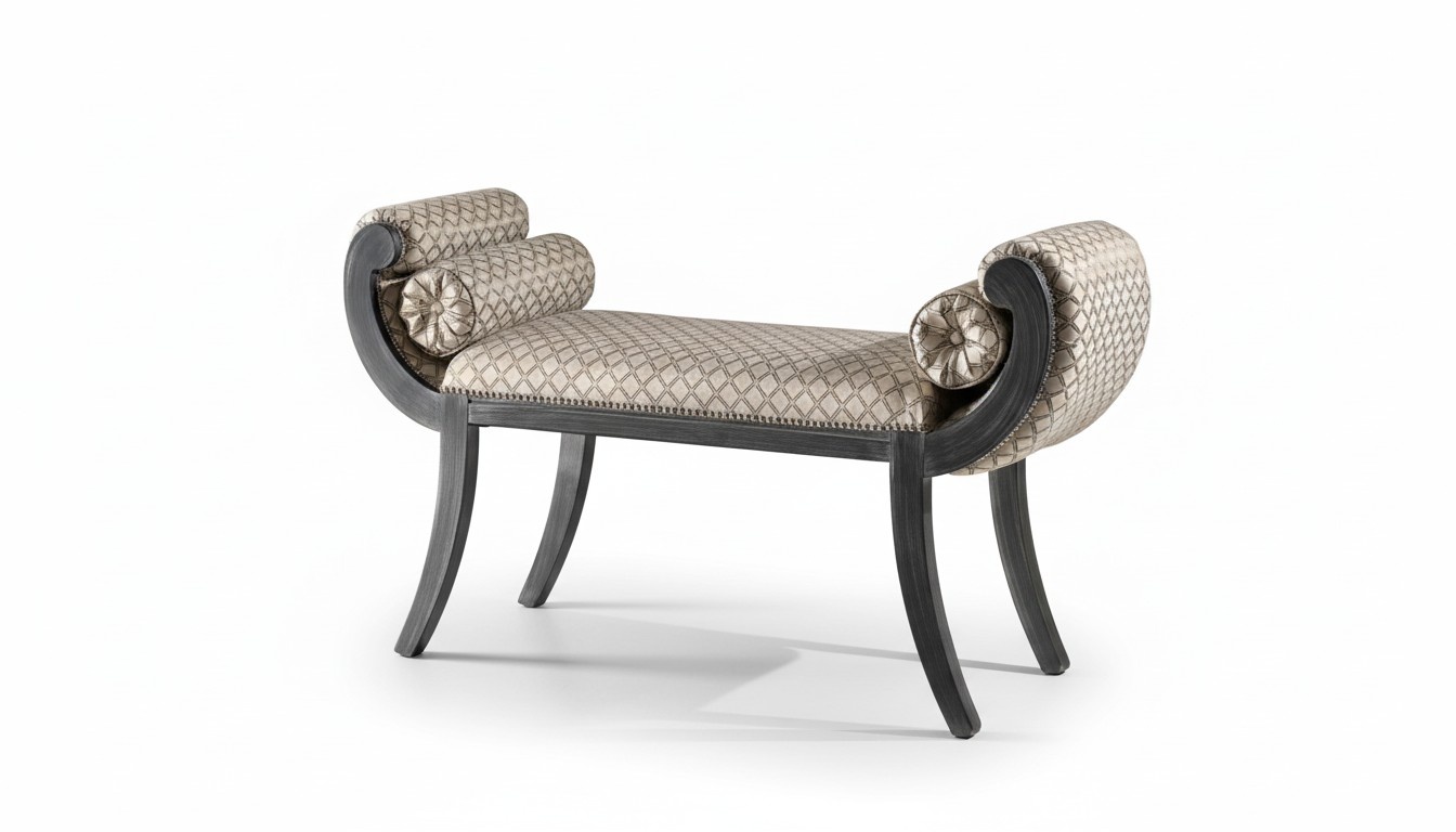 Bench Upholstered Bench Living Room Luxury Classic Stool Seating Furniture