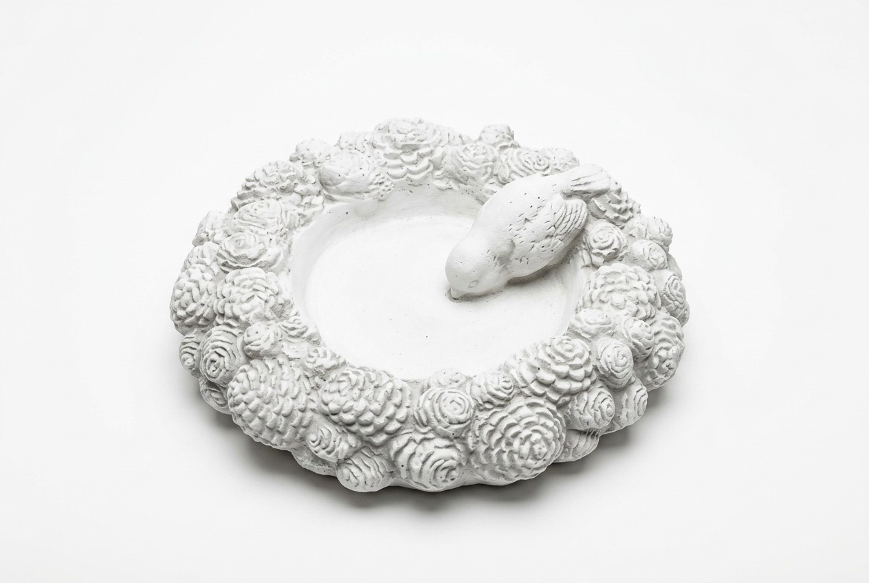 Bird bath sculpture design figure statue garden figures statues bowl S104088