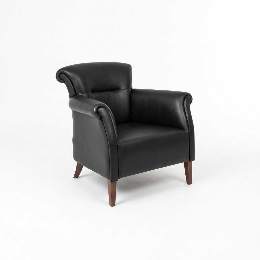Black Armchair Office Furniture Luxury Designer Armchair Single Seater