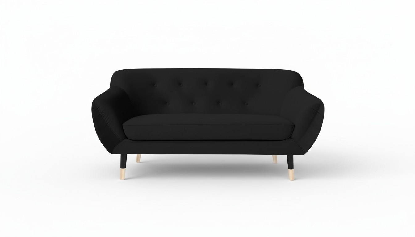 Black Chesterfield Furniture New Living Room Modern Design Sofa Textile Sofas New