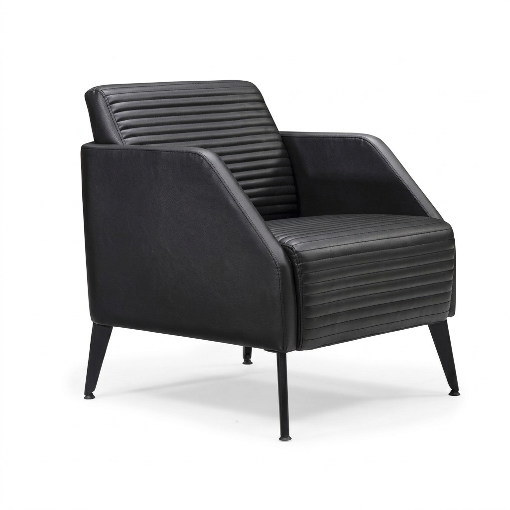 Black reclining chair luxurious single seat modern TV chair armchair