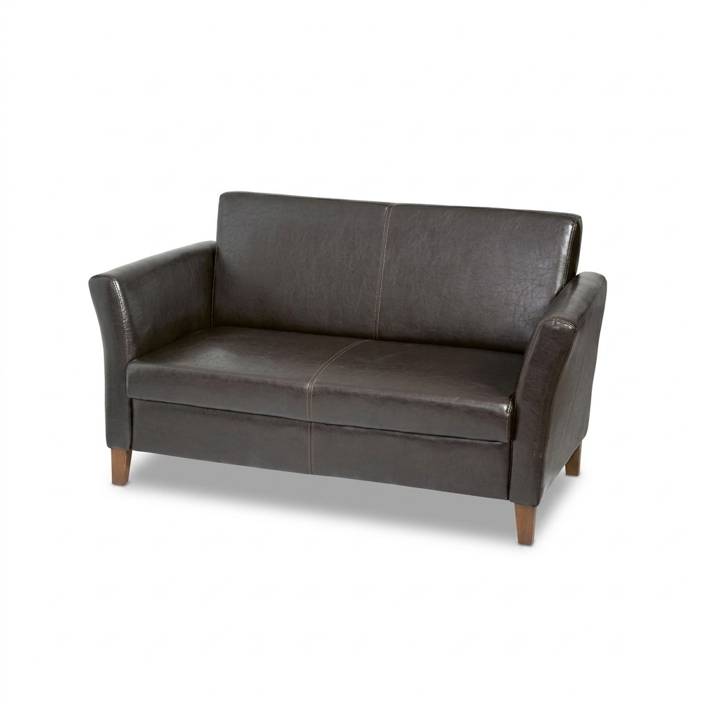 Black Study Two Seater Furniture Couch Office Seater S