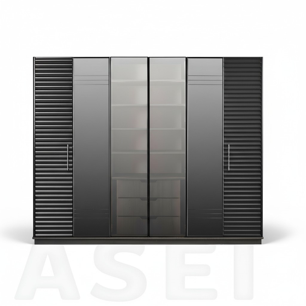 Black wardrobe Luxury wardrobes Bedroom wardrobe Wood furniture