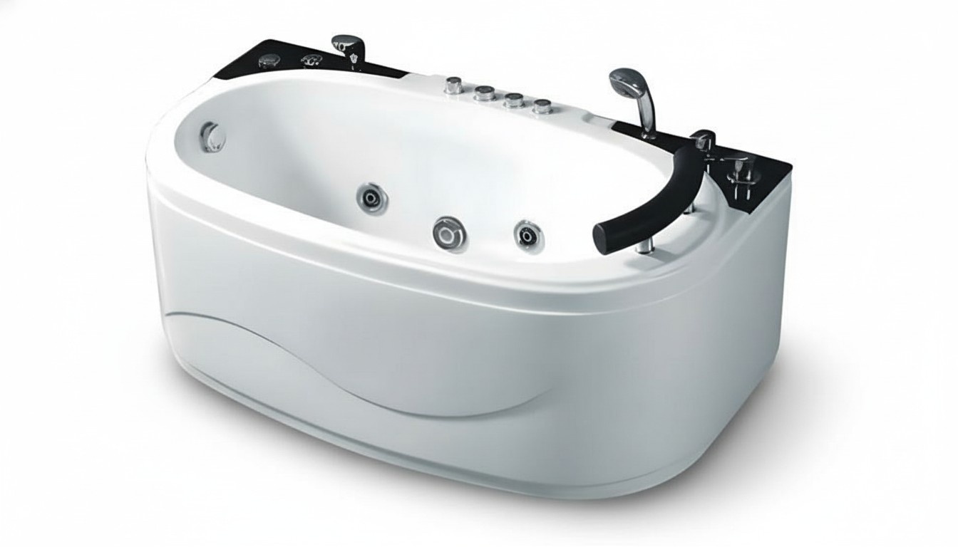 Blubberbad Whirlpool Hydromassage Bathtub Massage Bath Luxury Bathtub 170x85 cm