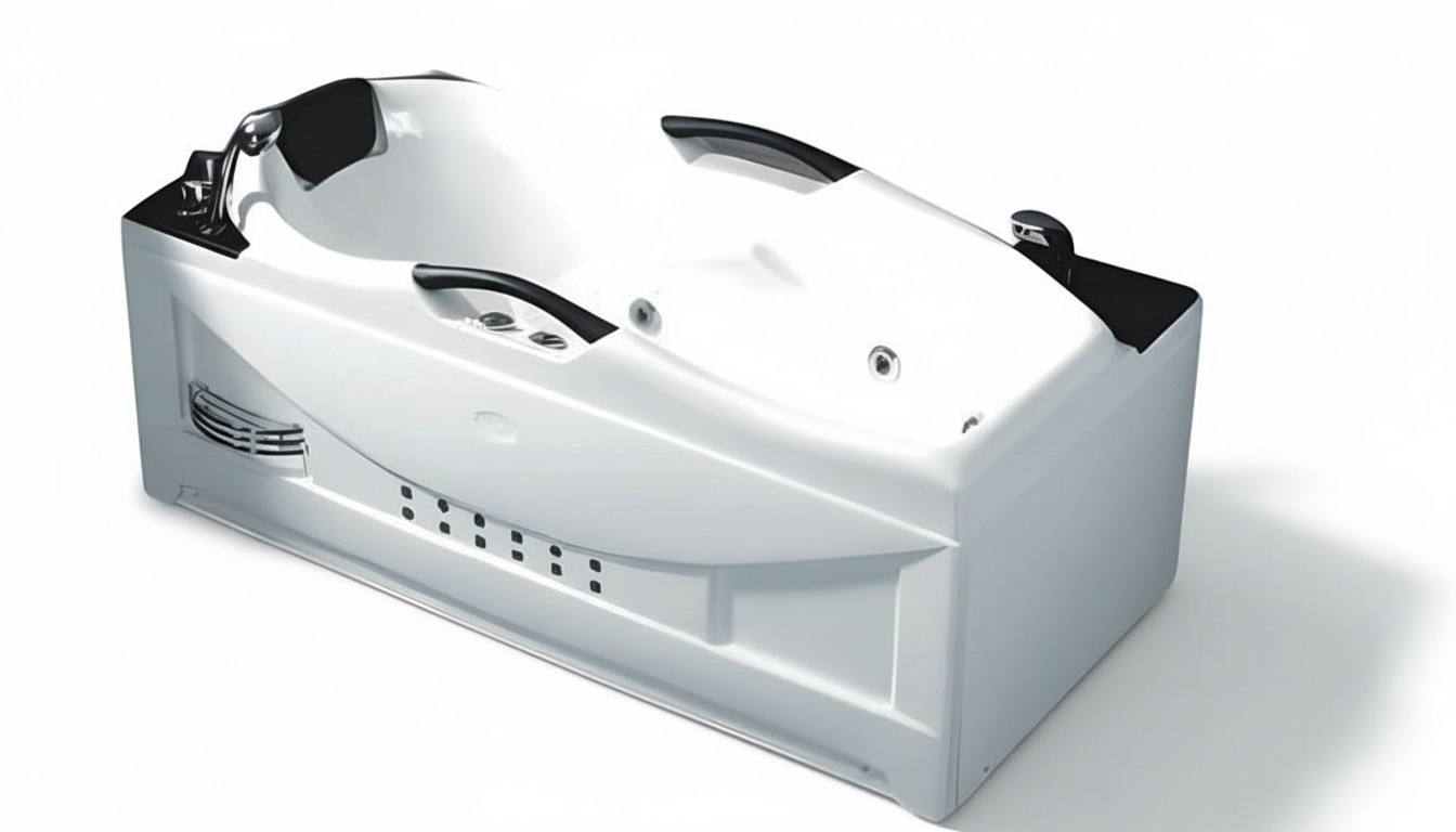 Blubber bath whirlpool whirlpool bath hydromassage tub spa bath 170x80 cm