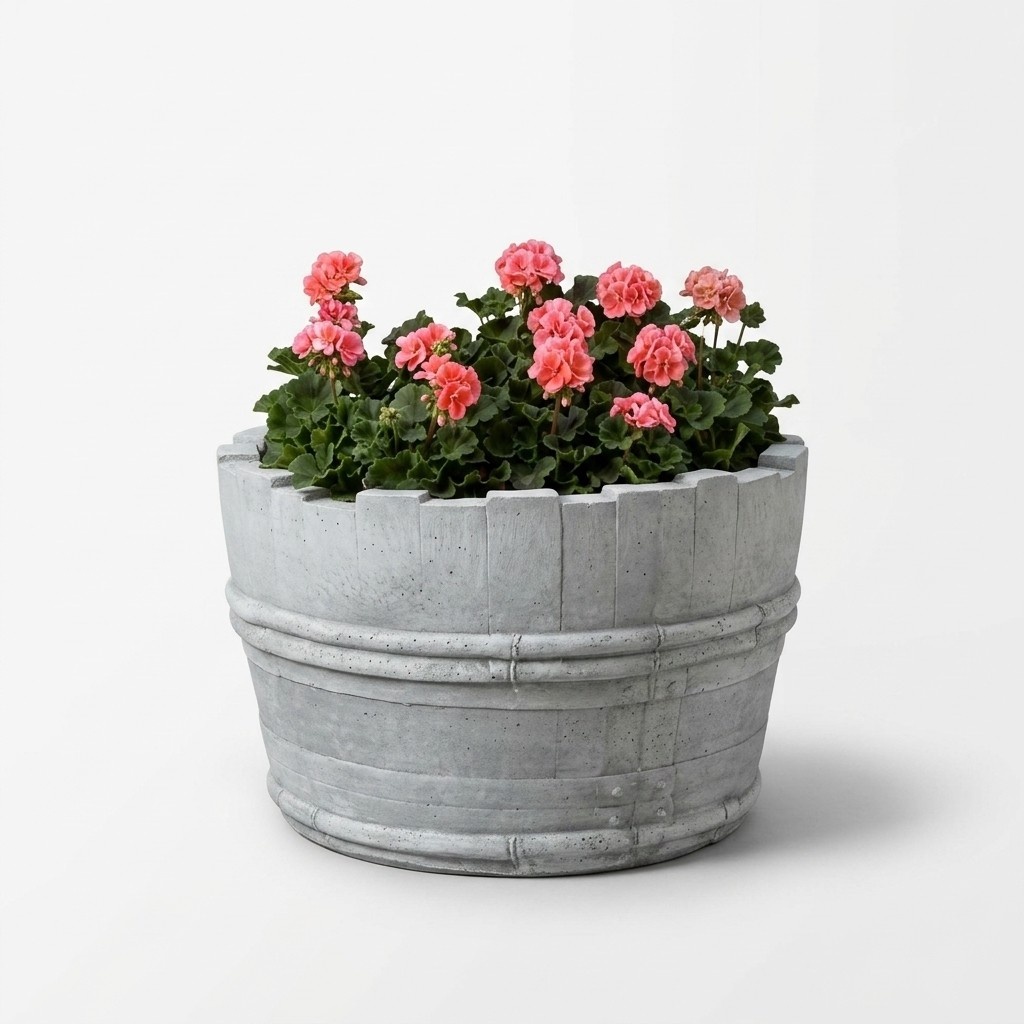 Flower Pots Box Pot Flower Pots XXL Concrete Garden Terrace Sculpture S204022