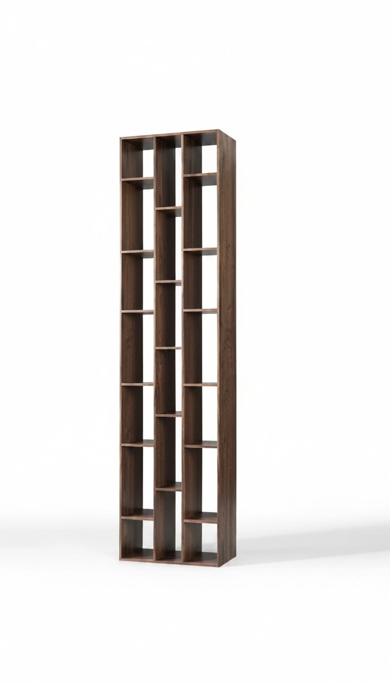 Bookcase Bookcase Shelf Living Room Design Wood Brown New